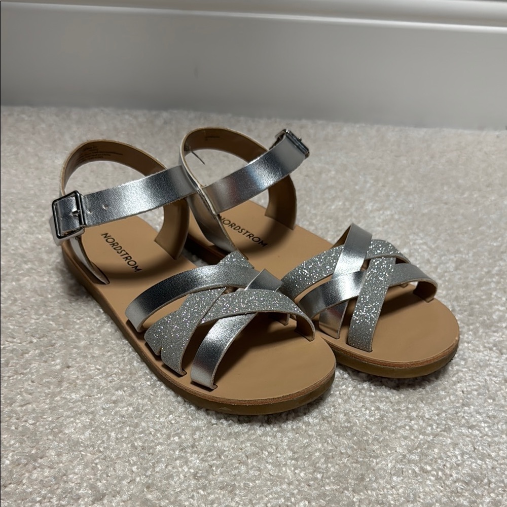 Nordstrom Kids Silver Sandals